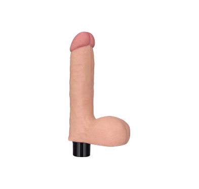 Realistyczny wibrator penis z jadrami 17 cm